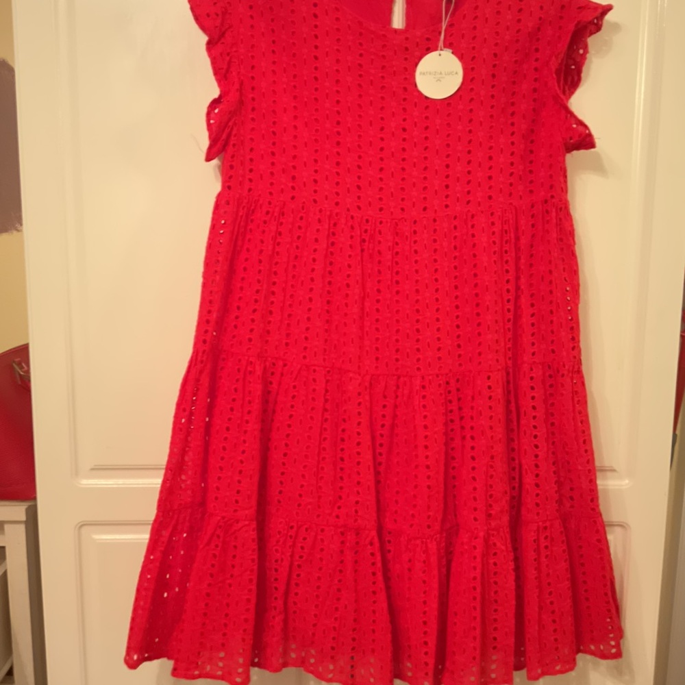Patrizia Luca Vibrant Red Mini Dress